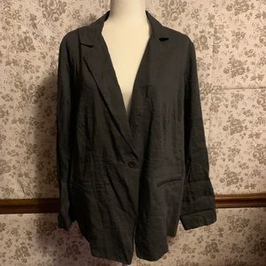 EILEEN FISHER Notch Collar Shaped Jacket